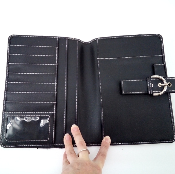 FLAWED Franklin Covey Travel Passport Credit Card ID Money Holder Wallet - Picture 2 of 15